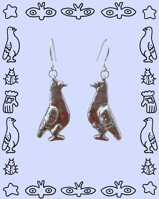 Pigeon Earrings